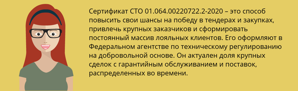 Получить сертификат СТО 01.064.00220722.2-2020 в Североморск